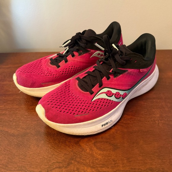 Saucony Shoes - Saucony Ride 16 Women's Running Shoes – Pink – Size 9
